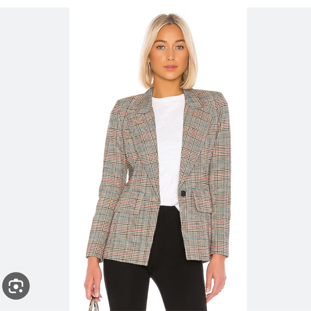 NEW Smythe Plaid Check Blazer